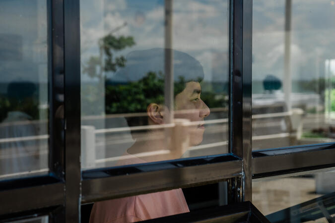 A shot of my friend at Hoogpaan Restaurant, overlooking Bagasbas Beach in Daet, Camarines Norte. A shot of my friend at Hoogpaan Restaurant, overlooking Bagasbas Beach in Daet, Camarines Norte.